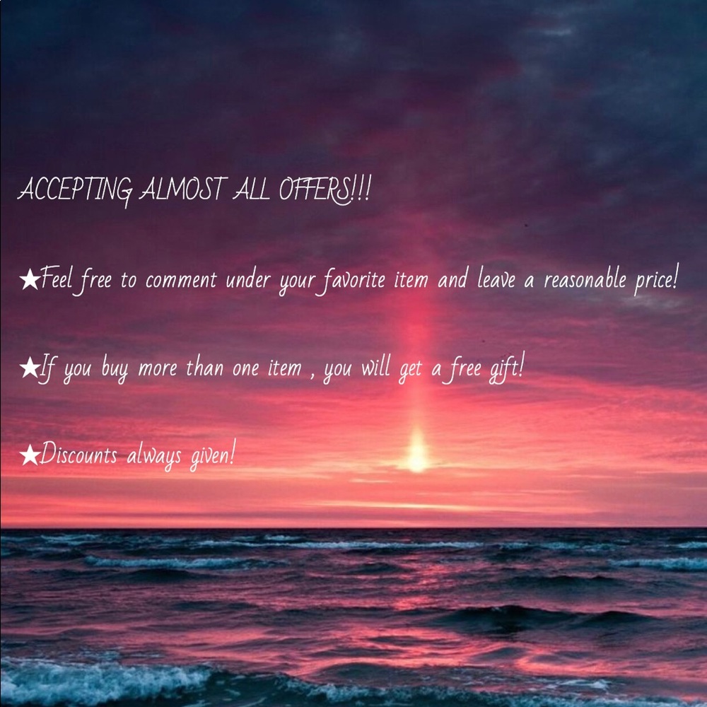 ALMOST ALL OFFERS ACCEPTED